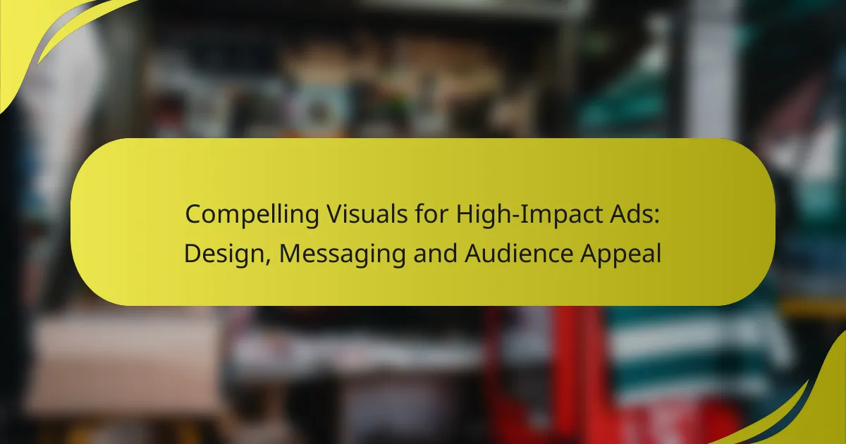 Compelling Visuals for High-Impact Ads: Design, Messaging and Audience Appeal